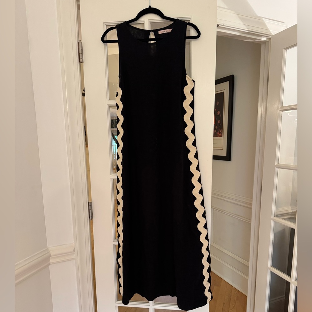 Mister Zimi rayon/linen midi dress